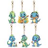 Dinosaur Pattern DIY Diamond Painting Keychain Kit WG32028-01-2