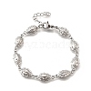304 Stainless Steel Ladybug Link Bracelets for Women BJEW-K226-15B-P-4