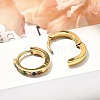 304 Stainless Steel Micro Pave Cubic Zirconia Huggie Hoop Earrings EJEW-C096-01I-G-5