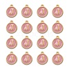 Golden Plated Alloy Enamel Charms LS-ENAM-S118-07J-2