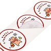 120 Round Paper Christmas Cartoon Sticker Rolls DIY-M070-09B-3