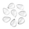 Transparent Teardrop Glass Cabochons GGLA-R024-14x10-4