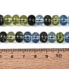 Crackle Transparent Glass Beads Strands GLAA-N074-02B-08-2