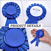 12Pcs 3 Colors Award Ribbon Shape Tinplate Badge Pins JEWB-CP0001-53-6