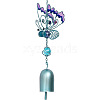 Butterfly Vintage Metal Enamel Wind Chime PW-WG15492-08-1