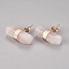 Natural & Synthetic Mixed Stone Stud Earrings EJEW-I212-F-2