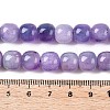 Dyed Natural White Jade Beads Strands G-T138-D17-5