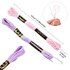 6Bundles 6 Colors Polyester Embroidery Floss OCOR-YW0001-24B-3