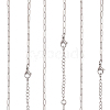 10Pcs 667 Stainless Steel Paperclip Chain Necklaces NJEW-BBC0001-48A-P-6