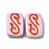 Handmade Porcelain Beads PORC-K010-02D-1