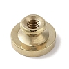 Golden Tone Wax Seal Brass Stamp Head DIY-B079-01G-W-3