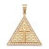 304 Stainless Steel Big Pendants STAS-K214-10G-1