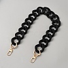 Rubberized Acrylic Twisted Chain Bag Decorative Chains AJEW-WH0709-155-1