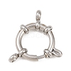 304 Stainless Steel Spring Ring Clasps STAS-L310-04P-1