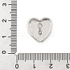 Brass Micro Pave Cubic Zirconia Slide Charms ZIRC-I068-24P-02-3