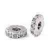 Brass Micro Pave Clear Cubic Zirconia Beads ZIRC-P091-04B-RS-3