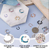 Craftdady 36Pcs 36 Style Alloy & 316L Surgical & 304 Stainless Steel Nose Ring & Nose Stud Set AJEW-CF0001-20-3