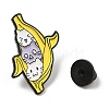 Funny Animal Alloy Yellow Enamel Pin Brooch for Backpack Clothes JEWB-R004-04EB-01-3