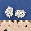 Rack Plating Brass Micro Pave Cubic Zirconia Beads KK-F879-01S-02-3