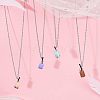 Glass Bottle Pendants CRES-NB0001-20-2