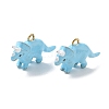 304 Stainless Steel Enamel Pendants STAS-L316-22G-12-1