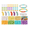 Craftdady DIY Stretch Bracelet Making Kit DIY-CD0001-48-22