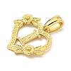 Heart Brass Pendants KK-I714-04G-I-2