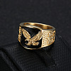 304 Stainless Steel and Enamel Finger Rings for Men FS-WG4515C-05-1