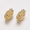 Real 24K Gold Plated Alloy Beads PALLOY-L205-05G-1