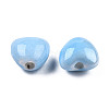 Glazed Porcelain Beads PORC-T007-21-07-3