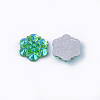 Resin Rhinestone Cabochons CRES-T012-04F-3