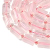 Natural Rose Quartz Beads Strands G-G453-E12-10x14mm-4