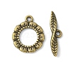 Tibetan Style Toggle Clasps MLF11359Y-NF-1