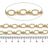 Rack Plating Brass Oval Link Chains CHC-G023-03G-2