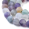 Natural Fluorite Beads Strands G-K292-01-4