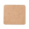 Blank Kraft Paper Earring Display Cards X1-CDIS-G005-05-2