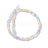 Electroplate Glass Beads Strands X-EGLA-P065-02A-01-2