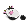 Lovely Cow Enamel Pins JEWB-P030-H01-3