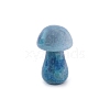 Natural Blue Aventurine Healing Mushroom Figurines PW-WG61562-29-1