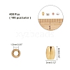 Oval Brass Spacer Beads KK-AR0001-35-2