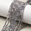 Natural Cordierite/Iolite/Dichroite Beads Strands G-B145-A04-3mm-1