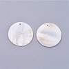 Shell Pendants X-BSHE-P026-07-2