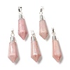 Natural Rhodochrosite Pendants G-P445-E02-1