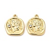 Rack Plating Alloy Rhinestone Pendants FIND-G044-16LG-2