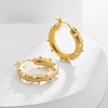 Brass Ring Hoop Earrings EJEW-Q391-22G-1