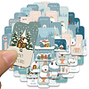 50Pcs Christmas PVC Self-Adhesive Stickers WINT-PW0001-006-2