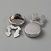 Brass Cufflinks BUTT-WH0034-16P-2
