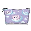 Cute Moon Cat Print Polyester Cosmetic Zipper Pouches PW-WGE2010-02-1