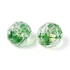 Handmade Foil Glass Beads Strands FOIL-N033-03B-3