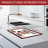 AHADERMAKER 1Pc Cloth Induction Cooktop Protector Mats AJEW-GA0006-58B-2